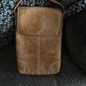 Frye crossbody with adjustable strap